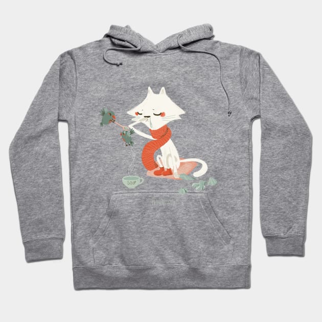 Sneeze Cat Hoodie by BabyKarot